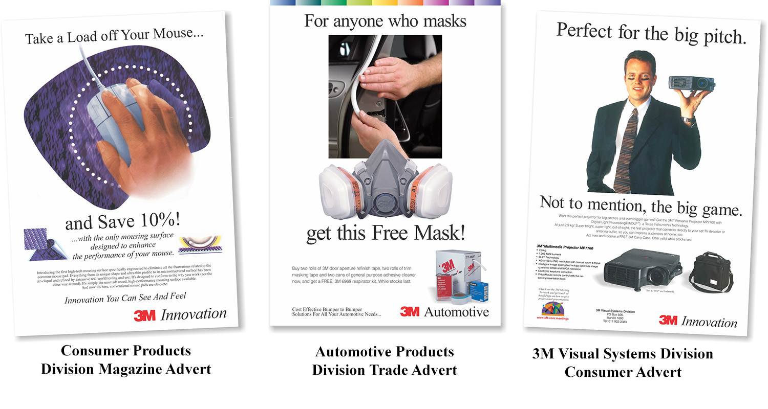 Consumer Magazine and Trade Adverts