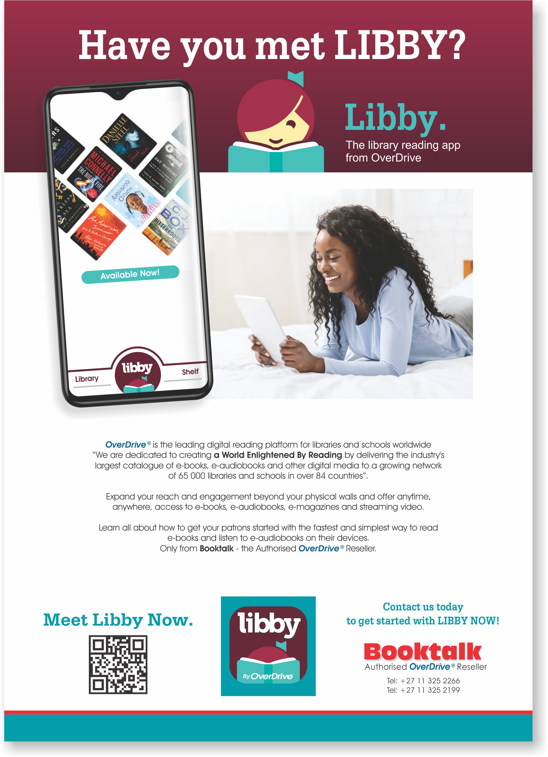 Booktalk Libby digital ads