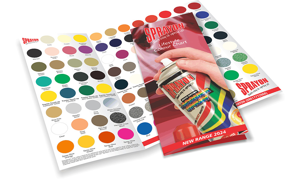 Sprayon Colour Chart Brochure